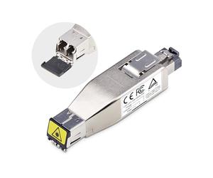 StarTech Convertisseur Fibre Gigabit vers RJ45 (D01ML55P-FIBER-MEDIA) | Media Ethernet, Monomode 10km, Multimode 800m, Micro Mini, PoE 802.3af, LC, IP20