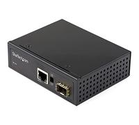 StarTech Convertisseur Fibre RJ45 industriel IMC1GSFP – 1Gbps SFP vers Ethernet/Cat6, 12‑56V CC