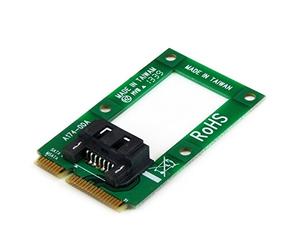 StarTech Convertisseur mSATA vers SATA HDD/SSD, 2,5/3,5 (MSAT2SAT3) | Mini SATA, SATA III 6 Gbps, Kit de vis de montage, Sans logiciel, Compatible tous OS