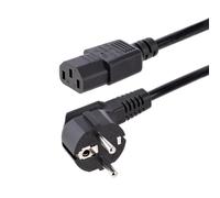 StarTech Cordon Alimentation PC 2m, Schuko UE vers C13, Noir (PXT101EUR) | 18AWG, Câble d'alimentation pour PC, Cordon de remplacement