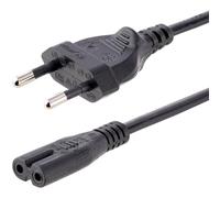 StarTech Cordon d'alimentation PXTNB2SEU1M EU vers C7 bipolaire 1 m M/F Noir