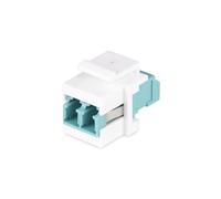 StarTech.com LC to LC Coupler, LC Fiber Coupler, LC/UPC Keystone Jack, Fiber Optic LC Keystone Coupler for Patch Panel - LC to LC Duplex (DMFKSLCLCCOUPLER) - coupleur réseau - blanc