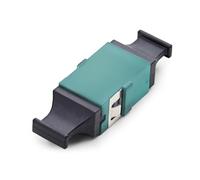 StarTech Coupleur MPO/MTP, Adaptateur Fibre Optique Multimode OM3/OM4, Clé Vers le Haut/Clé vers le Bas, Coupleur Fibre Optique MPO/MTP-PC pour Panneaux de Brassage et Boîtiers - Turquoise