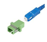 StarTech Coupleur SC vers SC, Lot de 10, Coupleur Fibre Optique Monomode OS2 SC avec Bride, Adaptateur Simplex SC/APC