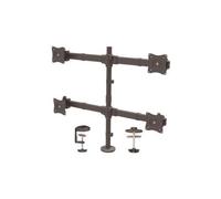 StarTech Desk-Mount Quad-Monitor Bras - Articulé - Résistant Acier ARMQUAD