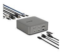 StarTech.COM Station d'accueil Thunderbolt 5, DP/HDMI, Triple Moniteur Jusqu'à 4K 144Hz ou Double 8K 60Hz, 5 Ports USB, Chargeur 140W