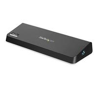 StarTech Dock USB-A Double Écran, HDMI et DP 4K, 4x USB-A, GbE, Audio | Station d'accueil universelle double écran, Type-A, Casque, Charge rapide, Pour Mac, Windows et ChromeOS