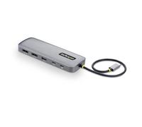 StarTech Adaptateur Multiport USB-C vers Double DisplayPort 10-en-1, Recharge Power Delivery 100W, 2 x 4K 60Hz, Hub 5 Ports à 5 Gbps, Gigabit Ethernet, Mini Dock pour Dell, HP et Lenovo