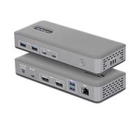 StarTech Station d'accueil USB-C Double port DisplayPort MST 4K 60Hz Chargeur 100W 1 GbE Windows