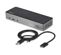StarTech Docking Station Híbrida Universal para Tres Monitores DisplayPort y HDM