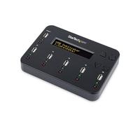 StarTech Duplicateur Effaceur Clé USB 1:5 Autonome, 1,5Go/min, Écran LCD | Cloneur, Copieur, Clé USB flash, Copie système et fichier, Secteur par secteur, Effacement 3 passes