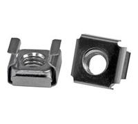 Startech Écrou cage M6 - Pack de 100 - Écrous cage M6 de montage pour rack et armoire serveur - Argent - Écrous à cage (pack de 100) - pour P/N: RACK-18U-20-WALL-OA, RACK-21U-20-WALL-OA, RACK-24U-20-W