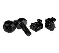 StarTech Vis et écrous cage M6 x 12 mm – Pack de 50 – Noir