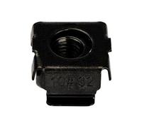 Autres accessoires informatiques StarTech.com 10-32 Cage Nuts - 50 Pack - Rack Mount Clip Nuts - For Square Hole Server Rack - Black (CABCAGENUTS1032) - Ecrous à cage - noir (pack de 50) - pour
