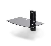 Étagère AV Murale Flottante - Support à Hauteur Ajustable pour Sous Télévision - Support Mural TV - Organiser l'Équipement A/V