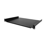StarTech Étagère rack 19 pouces 1U – Plateau rackable universel – 30 cm, 25 kg, Noir