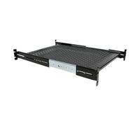 StarTech.com Etagère coulissante pour Montage en Rack de Serveur ventilé 2U - Profondeur ajustable 48 cm Capacité de charge 23kg - Étagère pour rack - 1U - 19" - pour P/N: RK1233BKM, RK2433BKM...
