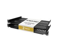 StarTech Lot de 2 étagères 1U CABSHELFV1U-2PK ventilées 25 cm 20 kg pour rack 19 pouces