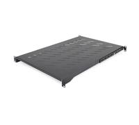 StarTech Étagère Ventilée 1U à 4 Montants pour Rack, 68kg (ADJSHELFV-Rack) | Profondeur réglable 71, 1-87, 3cm, Écrous et vis inclus, Serveur