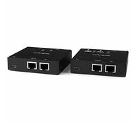 StarTech Extendeur HDMI sur Cat5/Cat6, Hub USB 2.0 4 ports, 1080p, 50m | Video HD non compressee, 1920x1200, Peripheriques a distance, Supports inclus