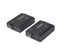StarTech Extendeur KVM DisplayPort Fibre optique 4K60Hz 300m Multi-mode SFP+ préinstallés 3x USB HID