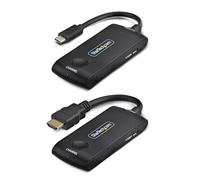 StarTech Extendeur sans Fil USB-C vers HDMI pour Salles de Réunion, 4K 60Hz, Portée de 20 mètres, Alimentation par USB, Plug-and-Play