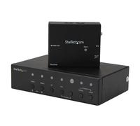 Startech Extendeur vidéo HDBaseT - Multi-entrées - HDMI VGA DisplayPort via Cat5e ou Cat6 - Étendeur HDBaseT avec switch intégré - 4K - Prolongateur audio/vidéo - HDMI - plus de CAT 5e/6 - jusqu'à 70