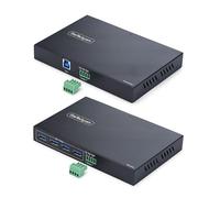StarTech Extension USB 3.0 à 4 Ports sur Ethernet Jusqu'à 100m Via Un Câble RJ45 Cat6a / Cat7 / Cat8, Extension pour Périphériques USB Distants, Hub 4xUSB-A 5 Gbps, TAA