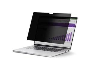 StarTech Filtre Confidentialité MacBook Pro 16" M1 M5, Côtés Brillants | Réversible, Mat antireflet, Anti-Lumière Bleue, Vision +/-30 degrés, Housse de protection incluse