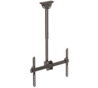 Startech flat screen tv ceiling mount - short pole - full motion - heavy duty steel - ceiling tv mount for vesa mount tvs 37in to 70in (up to 110 lb./50 kg) - for sloped or level ceilings (FPCEILPTBSP