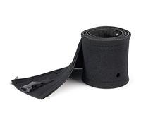 StarTech.com Housse Passe Câbles Néoprène 1m - Fermeture Éclair et Boucle - Diamètre 3cm - Protection Câbles Ordinateur/Alimentation/Réseau/AV - Housse Passe Câbles Flexible - Noir (WKSTNCMZP) - manchon de gestion des câbles