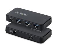 StarTech Hub 4 ports USB-C et USB-A, 5 Gbit/s, câble adaptateur hôte 2 en 1 auto-alimenté, 1 x USB-C et 3 x USB-A (1 x BC 1.2), adaptateur d'alimentation 36 W inclus, MacBook et Windows