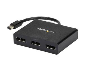 StarTech Hub MST Mini DisplayPort vers 3x DP, Double 4K (MSTMDP123DP) | Répartiteur vidéo mDP 1.2 à 3 ports, Multi-moniteur, 2x 4K 30Hz, 1x 1080p
