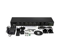 StarTech Hub série RS232 ICUSB23216FD – USB 2.0 vers 16x DB9, rack 1U, noir