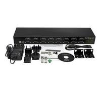 StarTech Hub série RS232 ICUSB23216FD – USB 2.0 vers 16x DB9, rack 1U, noir