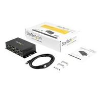 StarTech Hub série ST-ICUSB2328I – 8 ports USB vers 8x DB9 RS232, montage mural/rail DIN, USB 2.0