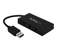 Startech.com hub usb 3.0 - 4 ports - usb-a vers 3x usb-a 1x usb-c - co
