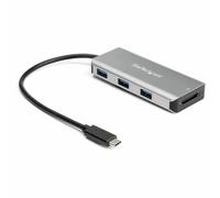 Startech.com hub usb-c 3 ports usb et lecteur de carte sd - 2x usb-a,