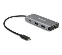 StarTech Hub USB-C 3 ports + Ethernet Gigabit RJ45 – 2x USB-A, 1x USB-C, 10Gbps, Aluminium
