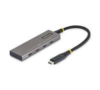 StarTech Hub USB-C à 4 Ports, 10 Gbps, Recharge PD 100 W, 4 Ports USB-C, Protection Contre Les Surintensités, Aluminium PCR, Compatible MacBook/Dell/ThinkPad/HP/iPad/Tablette