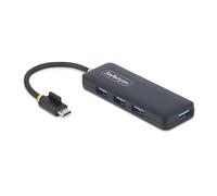 StarTech.com Hub USB-C 4 Ports, 5Gbps, USB-C vers 4X USB-A, Alimenté par Bus, Hub de Voyage, Splitter USB 3.0 Multiport
