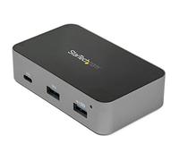 StarTech Hub USB-C 4 Ports avec 3x USB-A et 1x USB-C (HB31C3A1CS) | USB 3.2 Gen 2, 10Gbps, Auto-alimenté, Adaptateur d'alimentation universel, Charge rapide BC 1.2