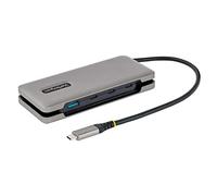 StarTech Hub USB-C HB31CM1A3CB 4 ports — 1x USB‑A, 3x USB‑C, USB 3.1 10Gbps, alimentation par bus