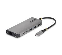 StarTech Hub USB-C 7-en-1, Adaptateur Multiport USB-C vers HDMI avec Recharge Power Delivery 140W, Sortie HDMI 4K 60Hz, Hub 5 Gbps, 1 GbE, Mini Dock pour MacBook, Dell, ThinkPad et HP