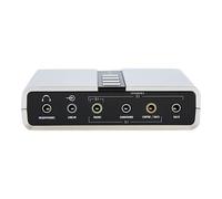 StarTech.com Adaptateur audio USB 7.1 avec audio numérique SPDIF - Carte son externe - USB (F) vers 2x Toslink (F) et 8x 3,5 mm (F) - Carte son - 48 kHz - 7.1 - USB 2.0 - pour P/N: MU15MMS, MU6MMS