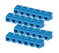 StarTech Jack Keystone Cat6, Lot de 24 Prises Ethernet RJ45 Keystone, Prise Murale UTP Cat6, Connecteur à 180° 110 Punch Down