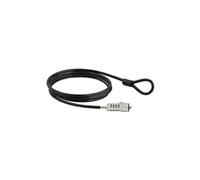 Startech Laptop Combination Lock - Security Lock - 6 Ft Vinyl-Coated Steel Cable (LTLOCK) - Câble de sécurité - noir et argent - 1.8 m - pour P/N: