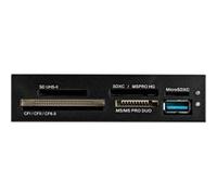 Startech Lecteur multi-cartes interne USB 3.0 avec support UHS-II - Lecteur de cartes mémoire - SD / Micro SD / MS / CF - Lecteur de carte - 3,5 po (CF I, CF II, MS, MS PRO, MMC, SD, MS Duo, MS PRO Du
