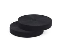 StarTech Lot de 2 rouleaux de crochet et de boucle, 1in / 2,5 cm de large | Attaches de câble réutilisables découpées à la taille, ruban de fixation, enveloppes en tissu réglables, rouleau en vrac