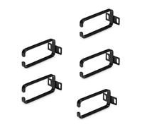 StarTech Gestion de câbles Pack de 5 anneaux D‑Ring 1U verticaux pour baies 19"